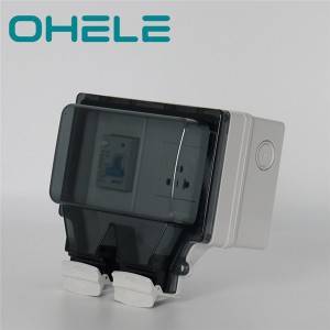 16A US switch socket with RCD series 86 type waterproof box
