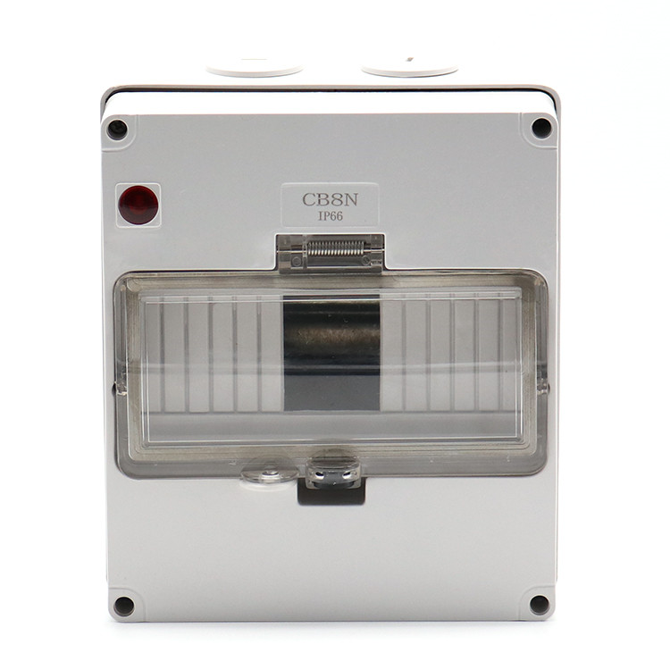 Wholesale Price Twin Weatherproof Socket – Eight way waterproof box with Lamp – Ohom