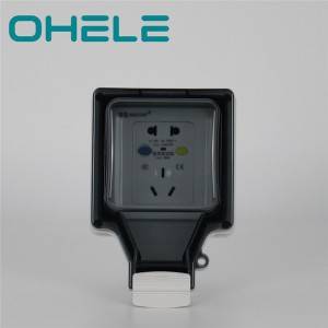 10A 5 hole socket with leakage protection