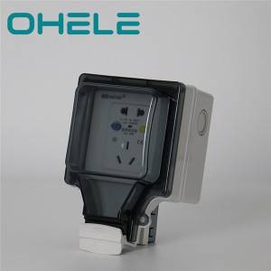 10A 5 hole socket with leakage protection