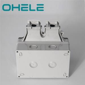 86 type waterproof box with 2 integrated switch & 13A UK socket
